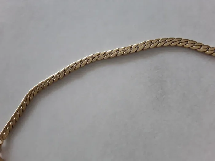 Chaine plaquée or poinçonnée. - photo numéro 2