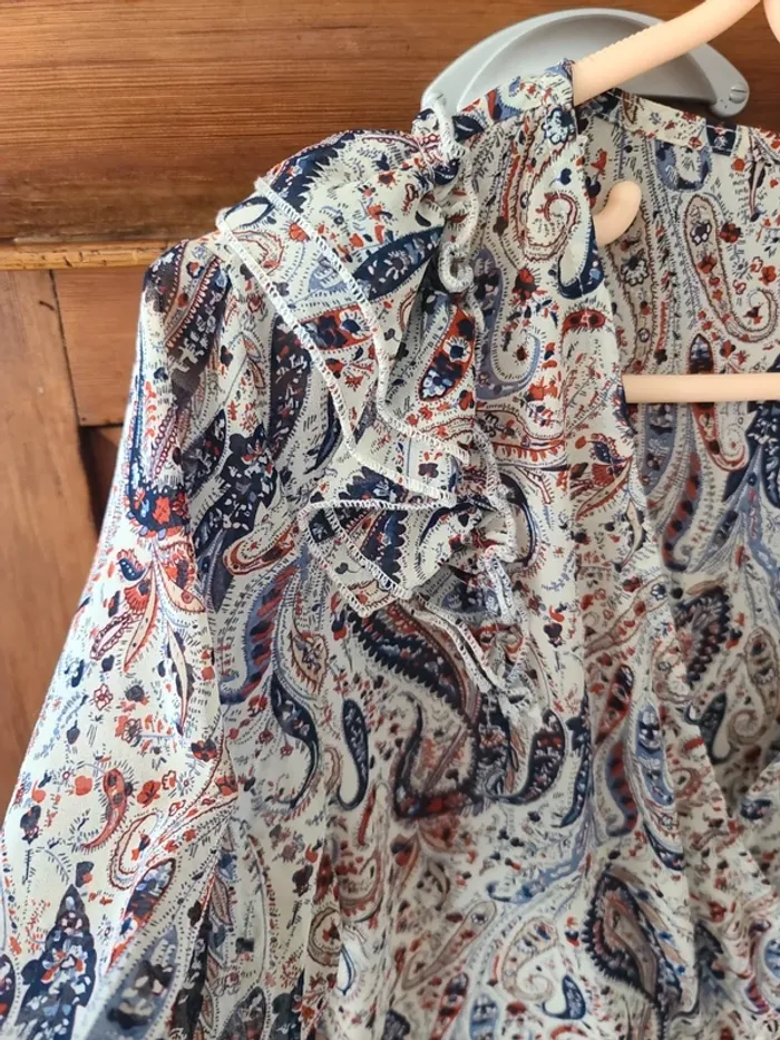 Blouse imprimée cachemire - photo numéro 3