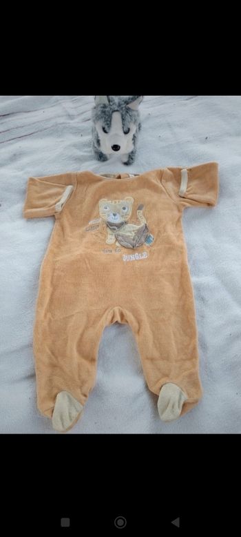 Pyjama Gémo velours 1m