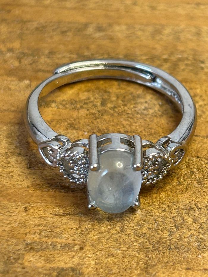 Bague réglable en laiton et en aigue-marine – Sérénité & Communication - photo numéro 8