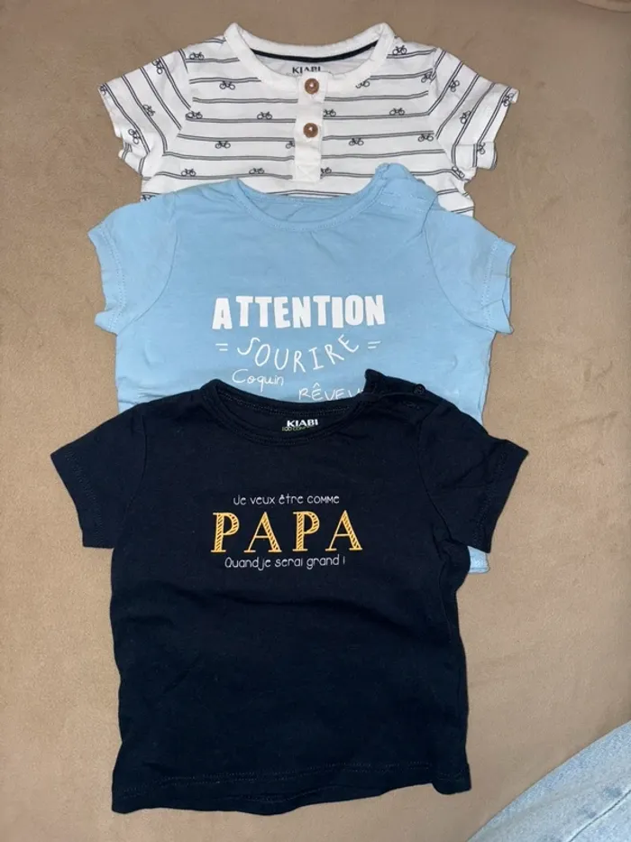 Lot de 3 tshirts