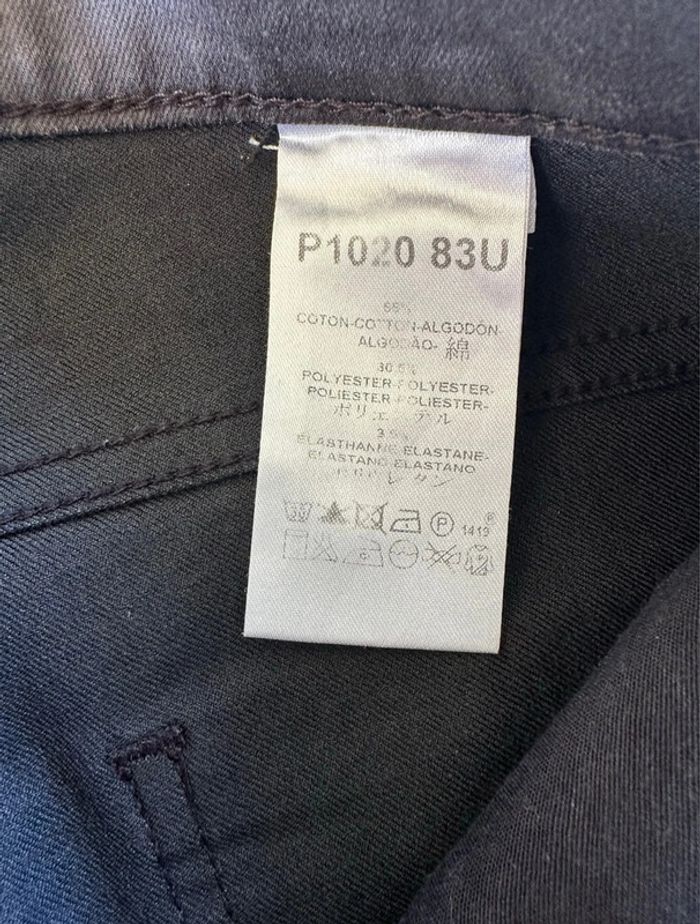 Pantalon jeans marron Caroll - photo numéro 4
