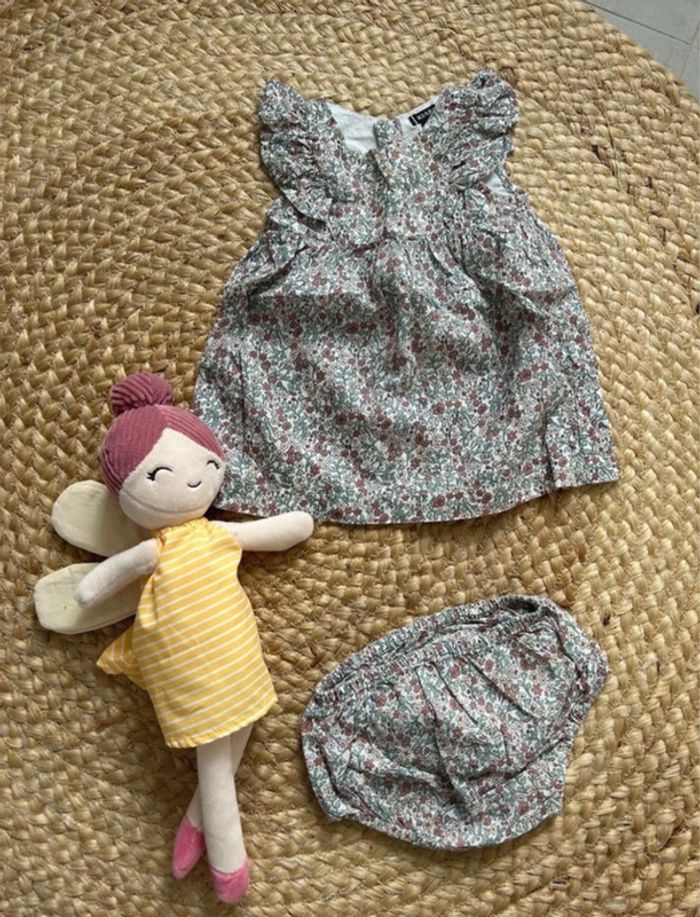 Robe et bloomer bébé fille kiabi