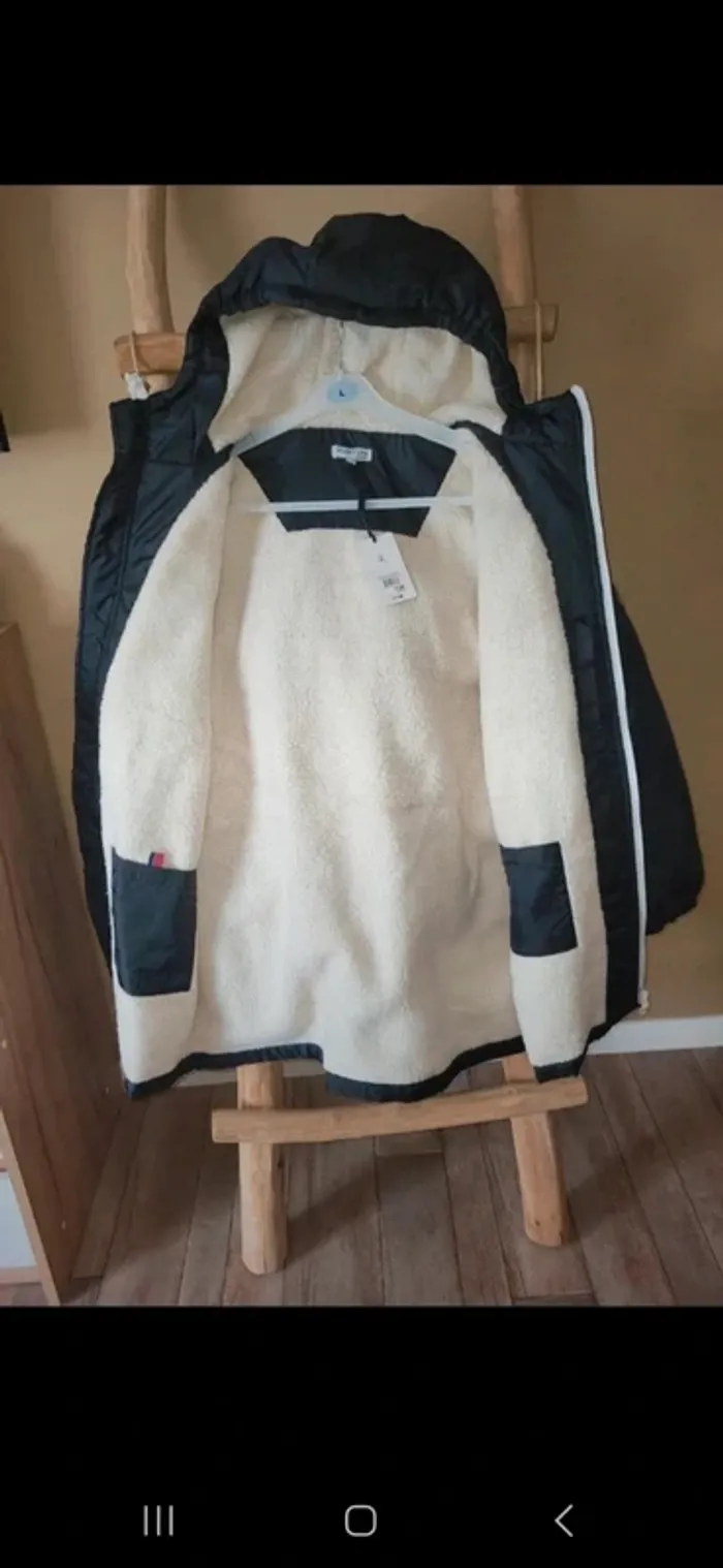 Manteau doublé sherpa mixte - photo numéro 5