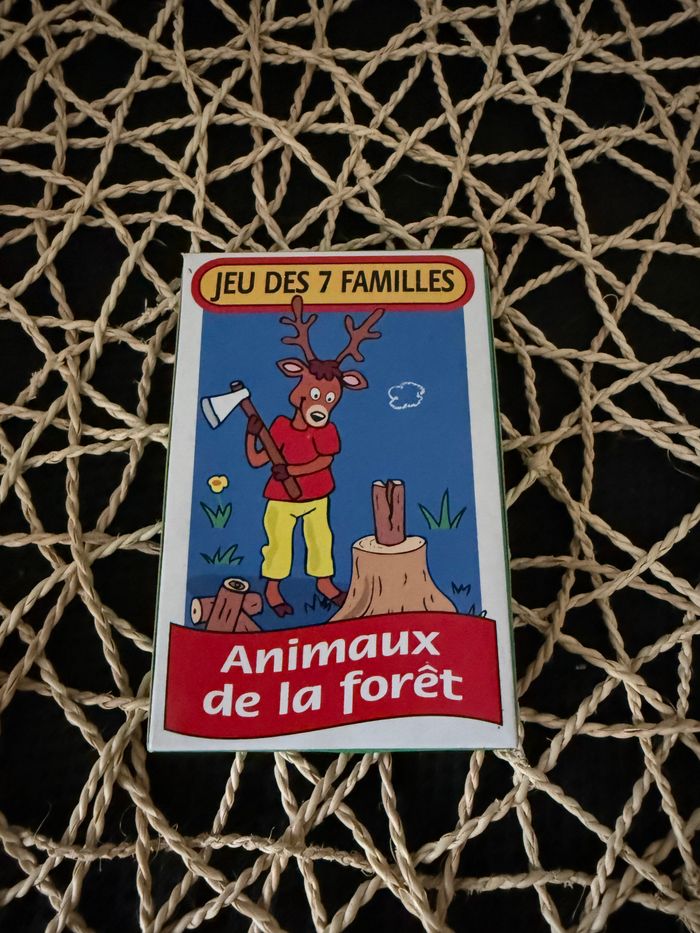 Jeu de Cartes des 7 familles Animaux de la fôret