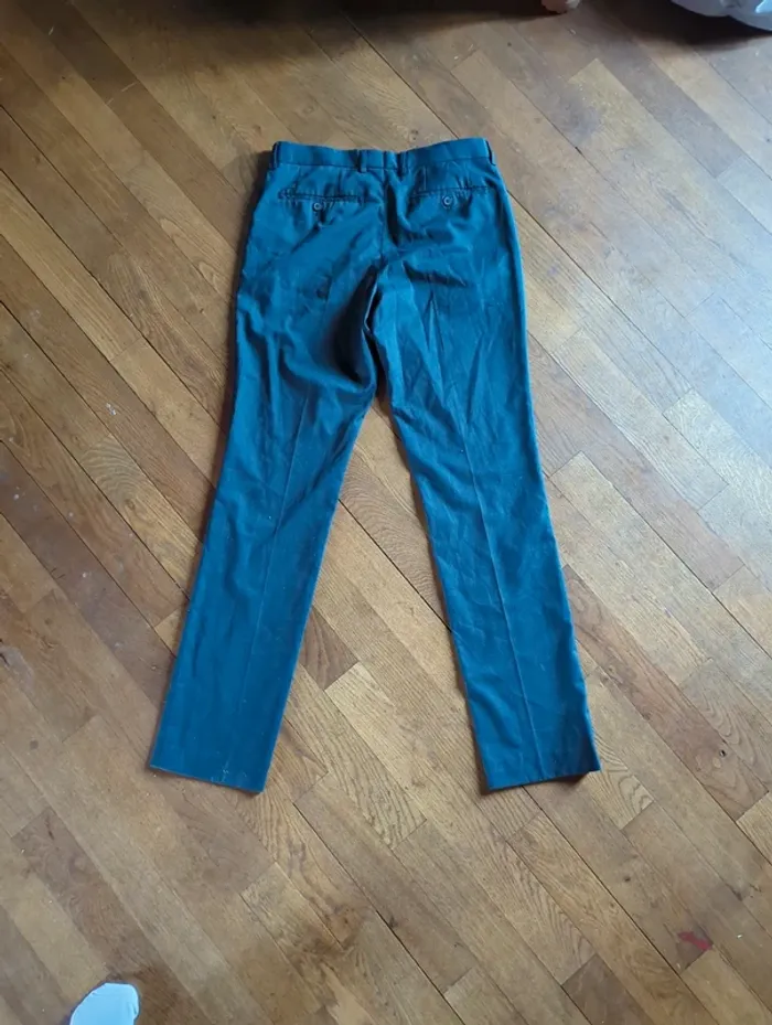 Pantalon bleu marine homme Kiabi slim fit taille 38 - photo numéro 3