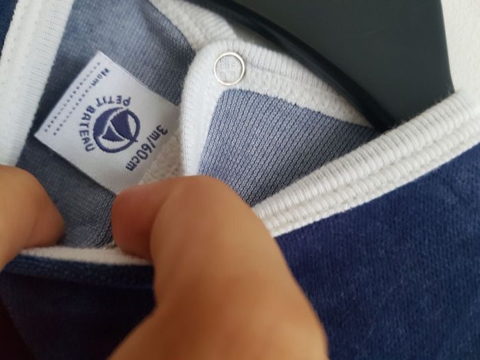 Pyjama en velours taille 3 mois - photo numéro 2