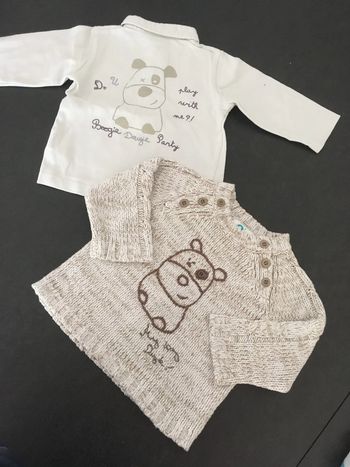 Ensemble lot vertbaudet enfant bébé garçon 9 mois