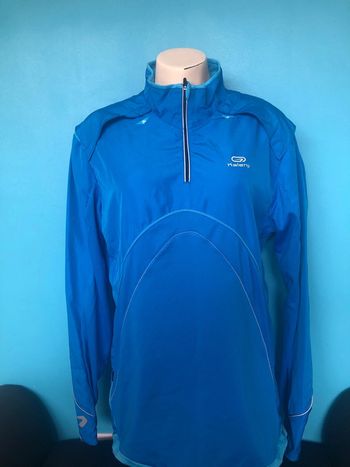 Sweat manche longue kalenji bleu 🌺 taille L neuf sans étiquette