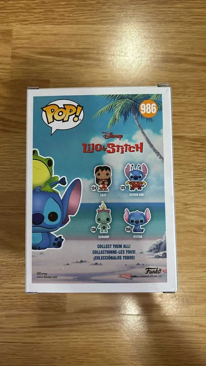 Funko Pop 986 Stitch with frog - photo numéro 3