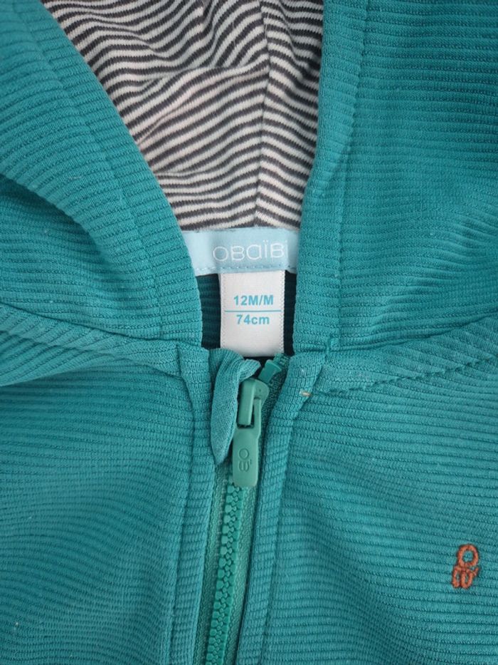 Gilet zippé 12 mois - photo numéro 2