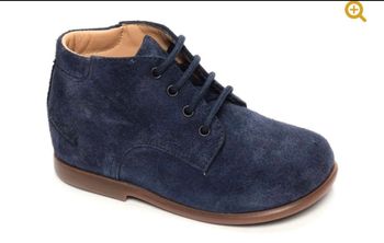 Nioupi Derby cuir velours marine Pom d’Api