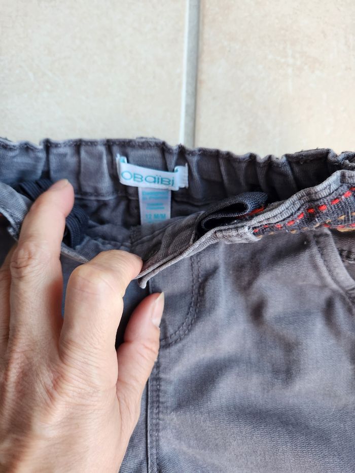 Pantalon Obaibi taille 12 mois - photo numéro 2