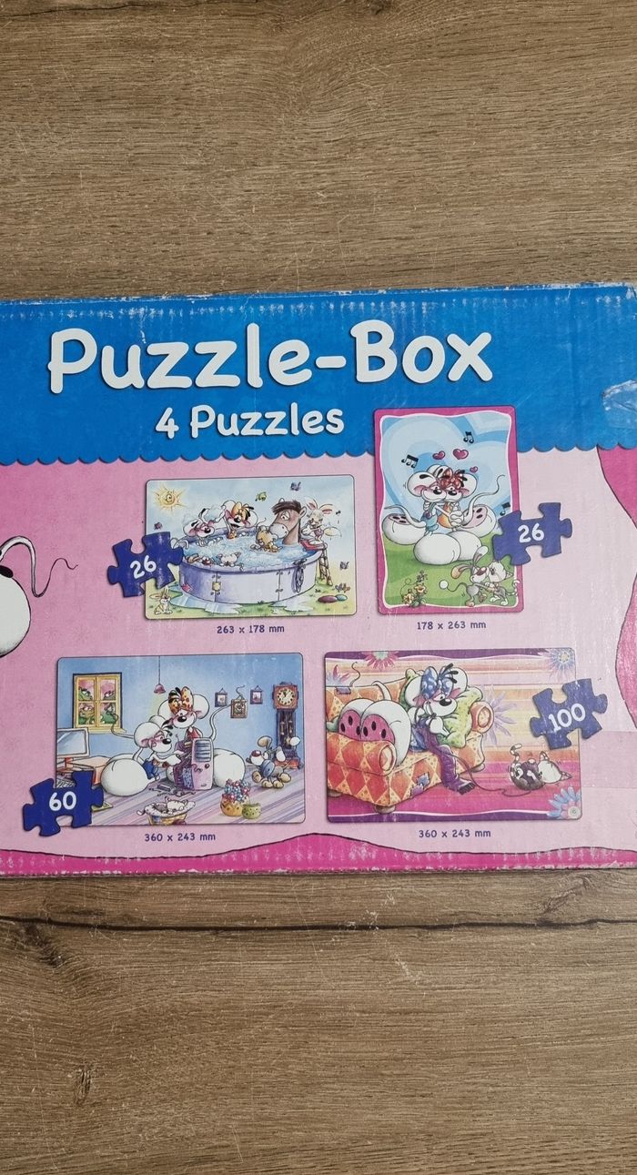 Puzzle box Diddl - 4 puzzles - photo numéro 3