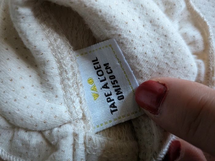 Pyjama coton TAO Taille 0 50 cm - photo numéro 3