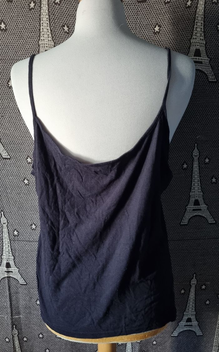 Débardeur noir à bretelles taille XL - photo numéro 3