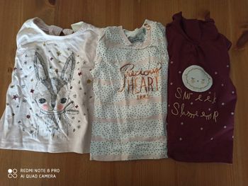 3 Hauts manches longues