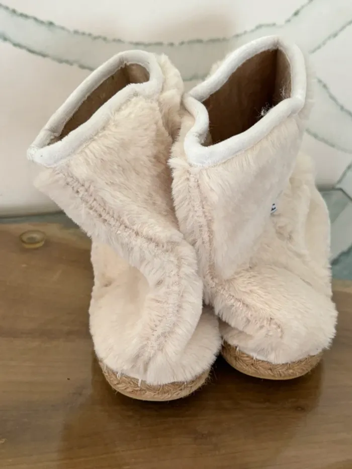 Chaussons montants écru femme fille Payote - photo numéro 4