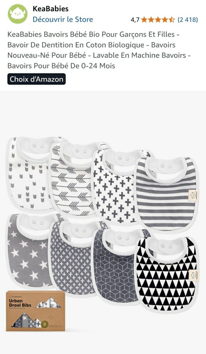 Bavoirs KeaBabies