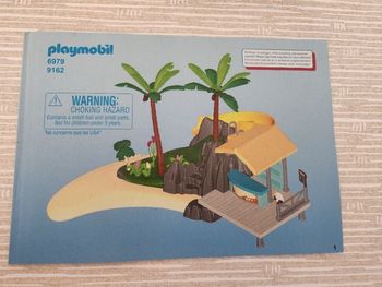 Playmobil Bar de plage et Île avec vacanciers