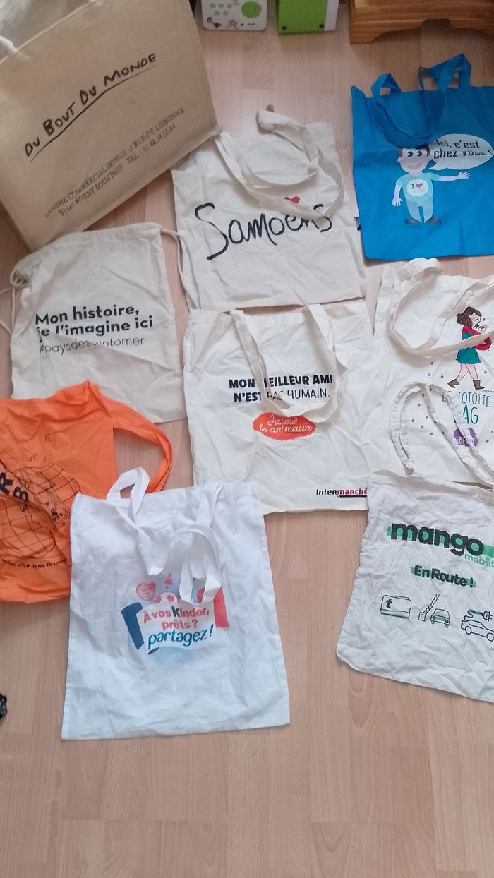 Différent sac de courses