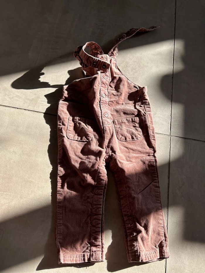 Lot legging pantalon salopettes 18 mois fille - photo numéro 5