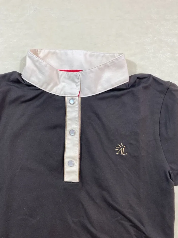 Polo Alexandra Ledermann marron – Taille S – Très bon état - photo numéro 2
