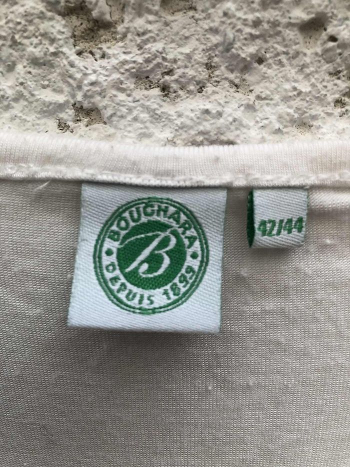 T-shirt Bouchara blanc 42-44 - photo numéro 4