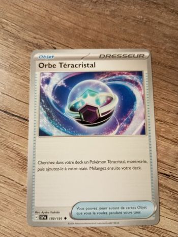 Carte pokémon "Orbe teracristal"