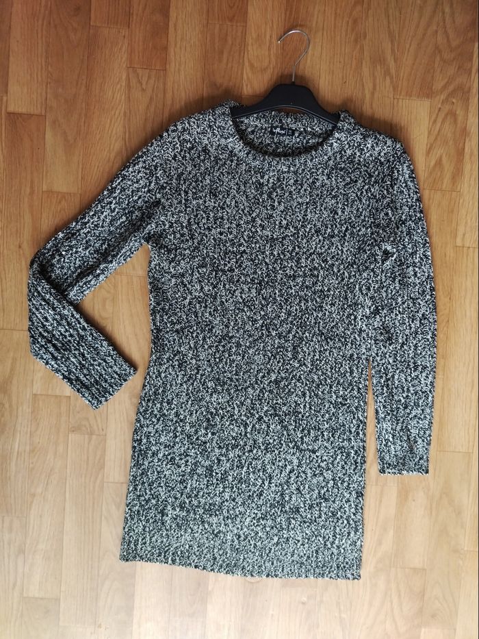 Robe pull grise 34 femme - photo numéro 2