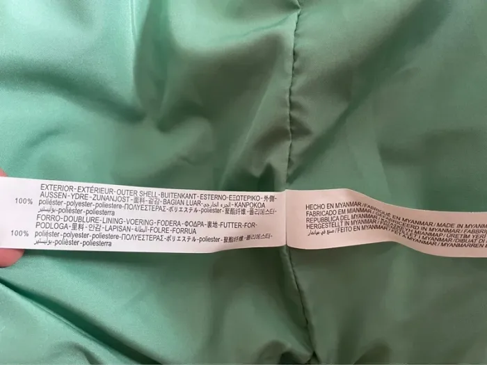 Veste matelassée vert menthe - Stradivarius - S - photo numéro 7