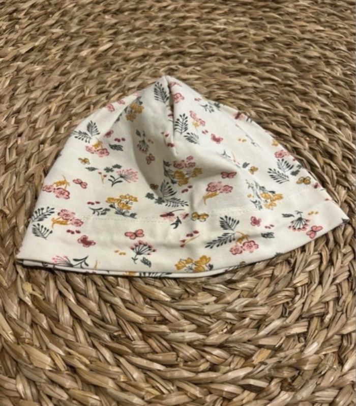 💐 Bonnet Fleuri Fille
