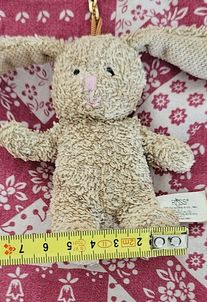 Porte clé lapin peluche - photo numéro 8