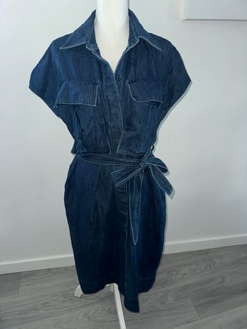 Robe oversize en jean denim bleu brut COS t36 S