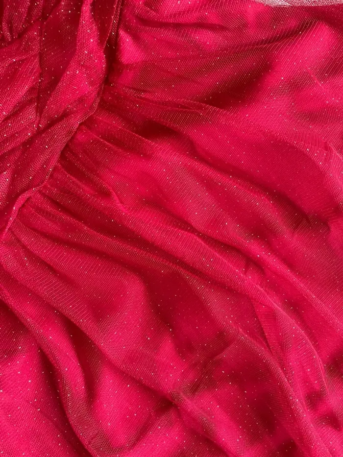 Robe de soirée rouge scintillantes - taille 38 - photo numéro 5