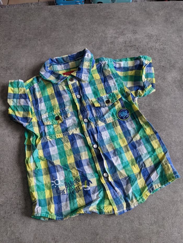 Chemise à carreaux