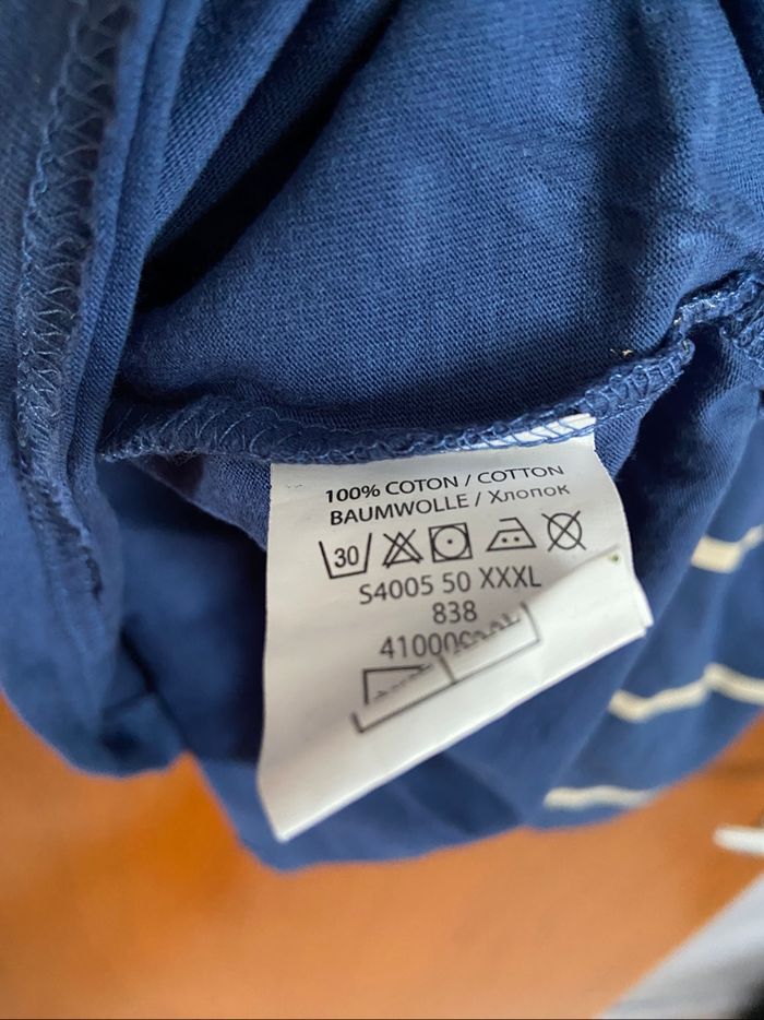 Tee shirt bleu rayé - photo numéro 4