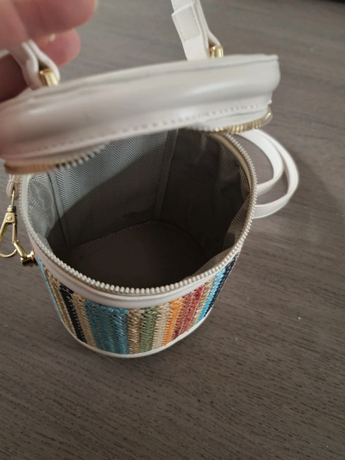 Sac bandoulière cylindre coloré - photo numéro 5
