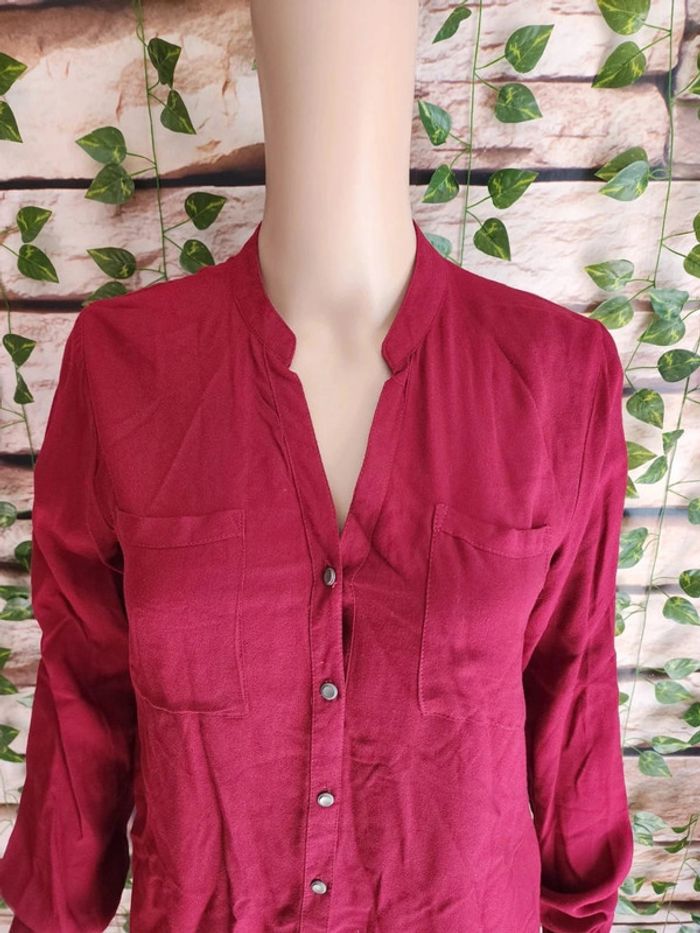 🌸Blouse Bordeau Pull&Bear Taille 36🌸 - photo numéro 2