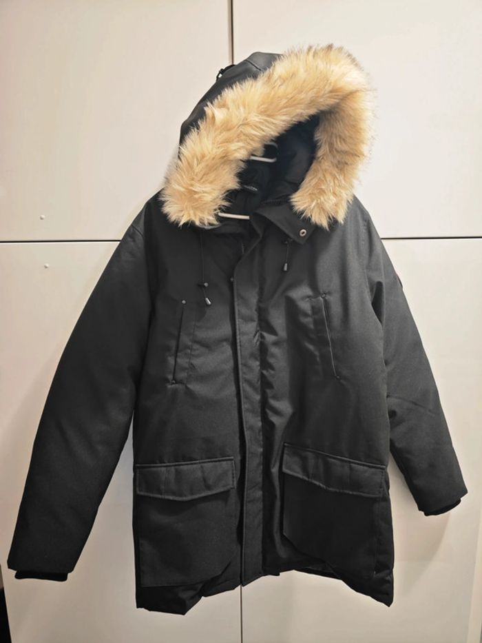 Parka manteau capuche moumoute chaud Airness taille L