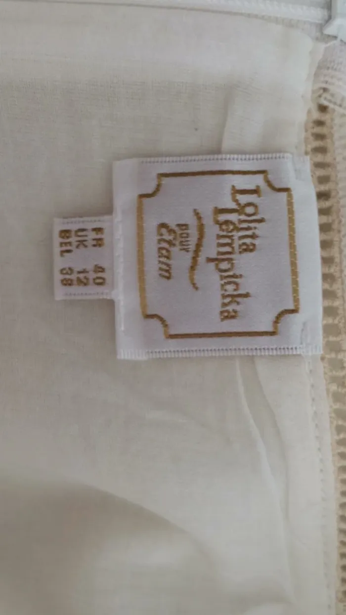 Robe été neuve virginale soie légère Lolita lempicka - photo numéro 3