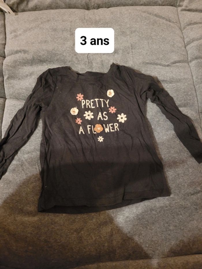 T-shirt fille 3 ans