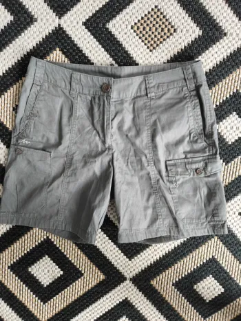 Short cargo coton de trekking et voyage travel 100 Decathlon