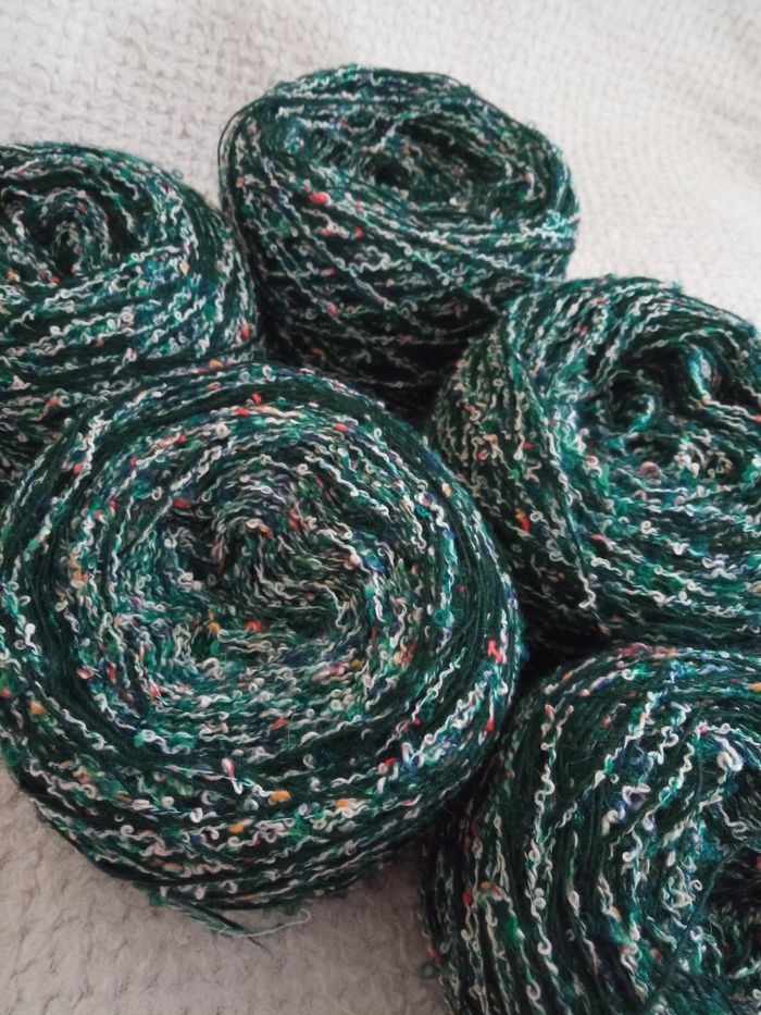 Lot de 5 Pelotes Fantaisies effet bouclettes (470g) - photo numéro 2