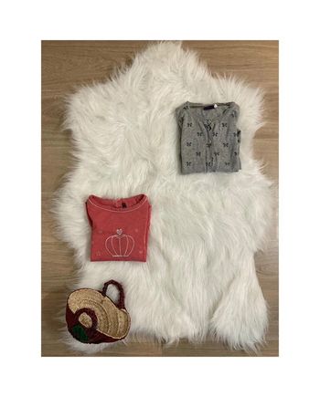 Lot 2 hauts gilet et teeshirt manches longues Sergent Major – Fille 7 ans / 122cm