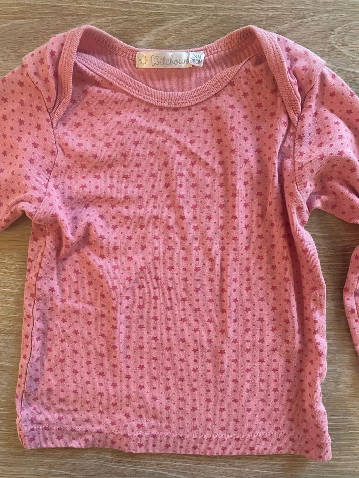 Lot 2 maillots de corps fille 2 ans - photo numéro 4