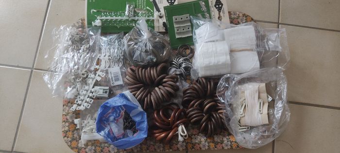 Matériel pour rideaux