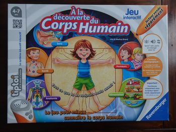 Jeu intéractif TIPTOI Ravensburger – A la découverte du corps humain