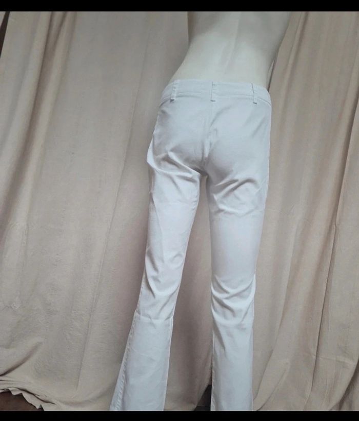 Pantalon blanc bootcut taille 36 - photo numéro 2