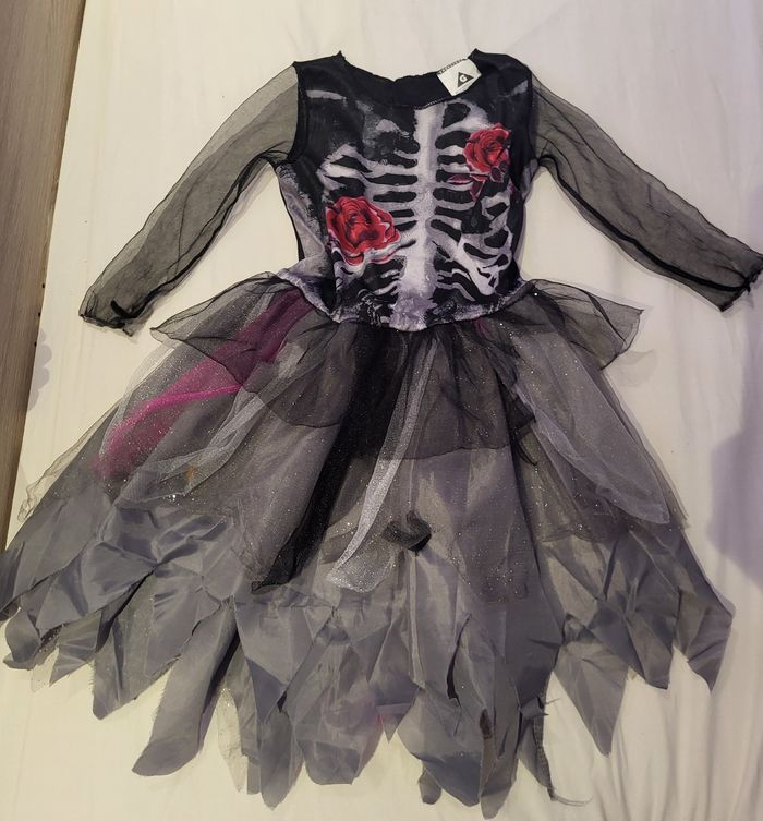 Robe deguisement halloween 4-6 ans - photo numéro 3